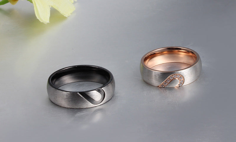 HaloHeart Duo Ring