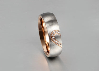 HaloHeart Duo Ring