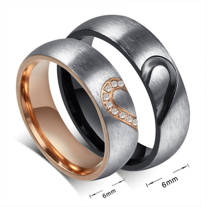 HaloHeart Duo Ring