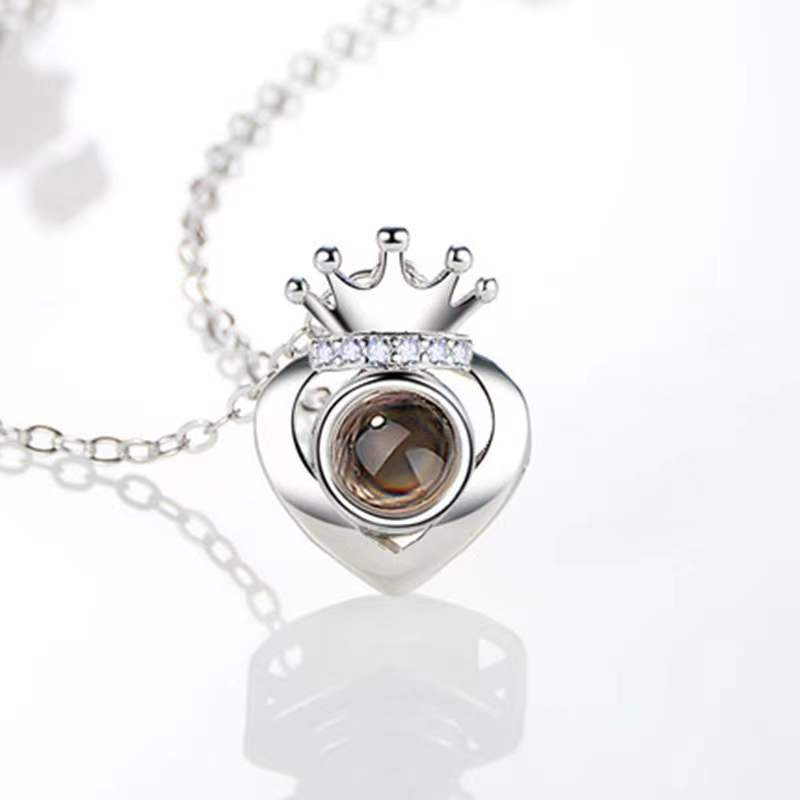 CrownHeart LumiMessage Necklace