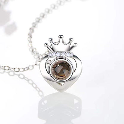 CrownHeart LumiMessage Necklace
