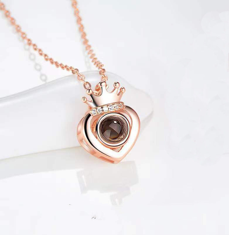CrownHeart LumiMessage Necklace