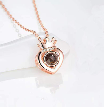 CrownHeart LumiMessage Necklace