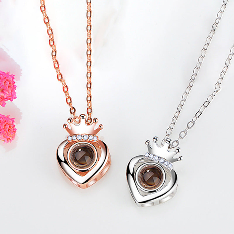 CrownHeart LumiMessage Necklace