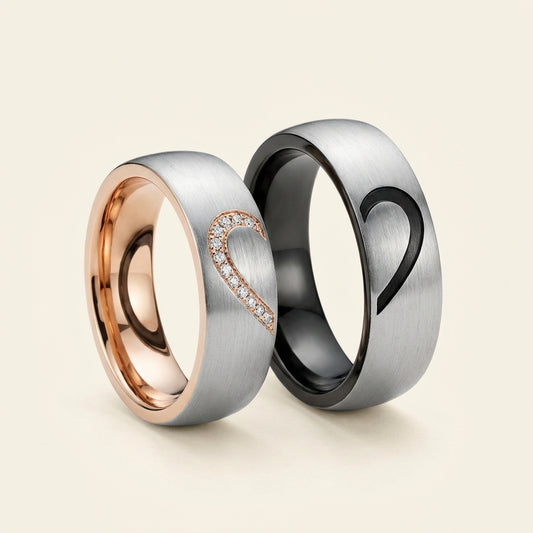 HaloHeart Duo Ring